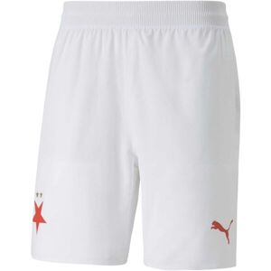 Puma SKS HOME SHORTS PROMO Férfi futball rövidnadrág, fehér, méret XS