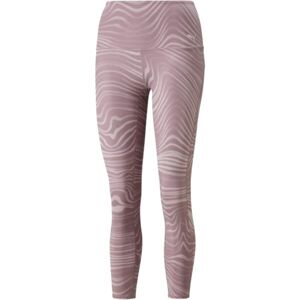Puma STUDIO AOP HW TIGHT Női legging, rózsaszín, méret L