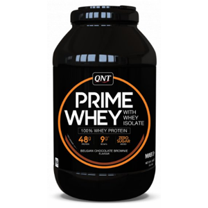 Fehérje porok QNT PRIME WHEY- 100 % Whey Isolate & Concentrate Blend 2 kg Belgian Chocolate Brownie