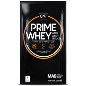 Ital QNT PRIME WHEY- 100 % Whey Isolate & Concentrate Blend 30 g Cookies & Cream