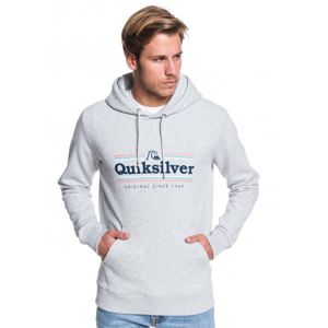 Quiksilver GET BUZZY SCREEN FLEECE szürke XL - Férfi pulóver