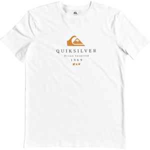 Quiksilver FIRST FIRE SS fehér S - Férfi póló