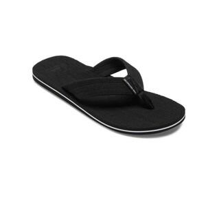 Quiksilver MOLOKAI LAYBACK TEXTURED Férfi flip-flop, fekete, veľkosť 42