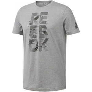 Reebok GS FUTURISM REEBOK CREW szürke XL - Férfi póló
