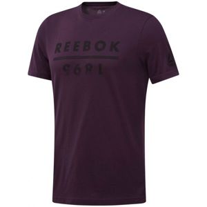 Reebok GS REEBOK 1895 borszínű XL - Férfi póló