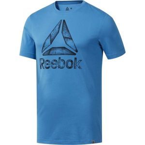 Reebok GLITCH.STRATA kék XL - Férfi póló