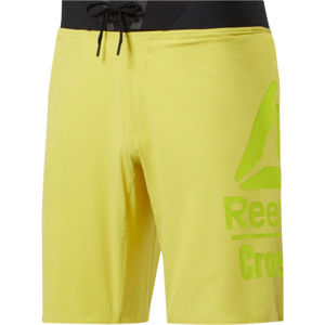 Reebok RC EPIC BASE SHORT LG BR Férfi rövidnadrág, sárga, méret XL