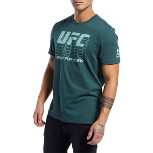 Reebok UFC FG LOGO TEE Rövid ujjú póló - Zöld - S