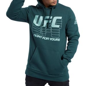 Reebok UFC FG PULLOVER HOODIE Kapucnis melegítő felsők - Zöld - M