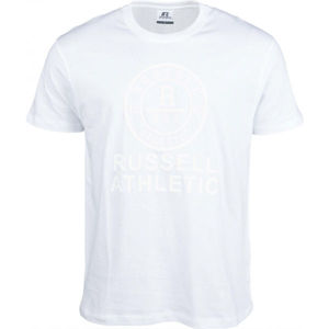 Russell Athletic TONAL S/S CREWNECK TEE SHIRT fehér S - Férfi póló