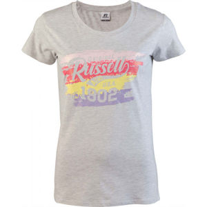 Russell Athletic REVEAL S/S CREWNECK TEE SHIRT Női póló, szürke, veľkosť XS