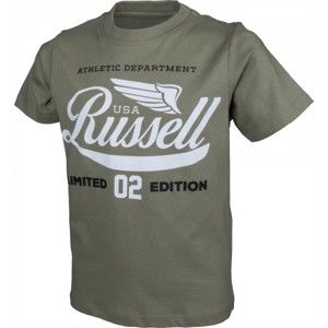 Russell Athletic LIMITED EDITION TEE sötétzöld 116 - Fiú póló