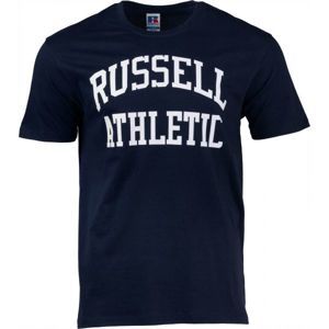 Russell Athletic CLASSIC S/S LOGO CREW NECK TEE SHIRT sötétkék XL - Férfi póló