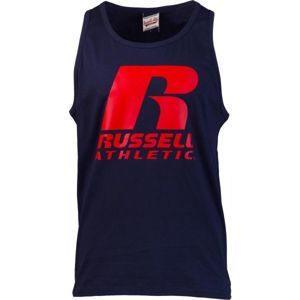 Russell Athletic LARGE PRINTED SINGLET sötétkék XL - Férfi ujjatlan felső