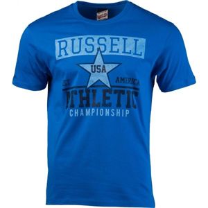 Russell Athletic CHAMPIONSHIP kék XXL - Férfi póló