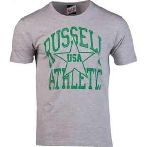 Russell Athletic STAR USA szürke L - Férfi póló