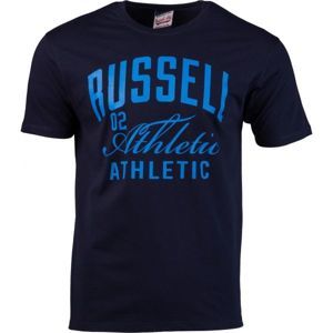Russell Athletic DOUBLE ATHLETIC sötétkék L - Férfi póló