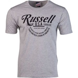 Russell Athletic TRACK AND FIELD szürke S - Férfi póló
