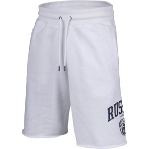 Russell Athletic ATH COLLEGIATE RAW SHORT Férfi rövidnadrág, fehér, veľkosť XL