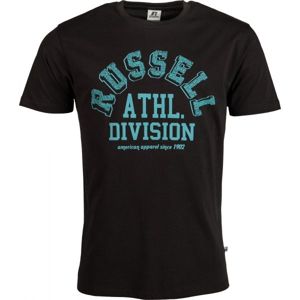 Russell Athletic ATHL.DIVISION S/S CREWNECK TEE SHIRT sötétkék S - Férfi póló