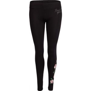 Russell Athletic FLORAL LEGGINGS Női legging, fekete, veľkosť S