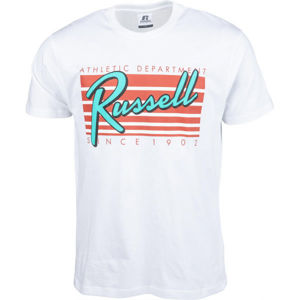 Russell Athletic MIAMI S/S CREWNECK TEE SHIRT fehér M - Férfi póló