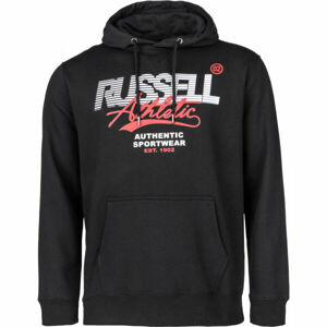 Russell Athletic PULLOVER HOODY fekete L - Férfi pulóver