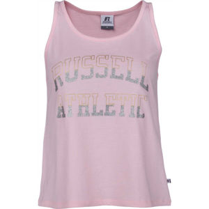 Russell Athletic RA SLEEVELESS TANK Női top, rózsaszín, veľkosť S