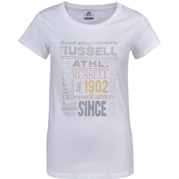 Russell Athletic RUSSELL MIX S/S TEE Női póló, fehér, veľkosť XS