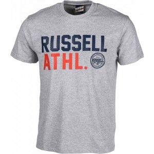Russell Athletic S/S CREW NECK TEE szürke XXL - Férfi póló