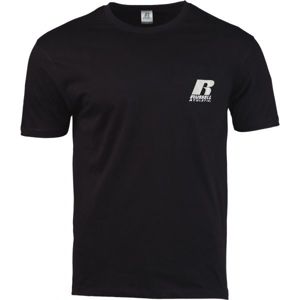 Russell Athletic S/S CREWNECK TEE SHIRT R SMU fekete XL - Férfi póló
