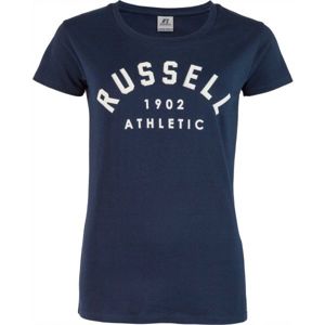 Russell Athletic S/S CREWNECK TEE SHIRT sötétkék M - Női póló