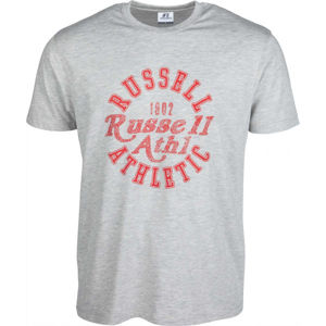 Russell Athletic S/S CREWNECK TEE SHIRT szürke S - Férfi póló