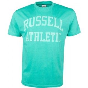 Russell Athletic SS CREW NECK LOGO TEE zöld S - Férfi póló