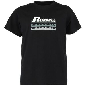 Russell Athletic TEE SHIRT BOY Gyerek póló, fekete, veľkosť 152