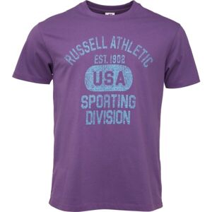 Russell Athletic USA M Férfi póló, lila, méret