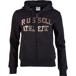 Russell Athletic ZIP THROUGH LOGO HOODY piros M - Női pulóver