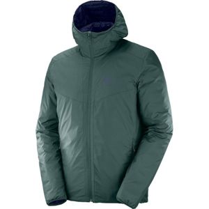 Salomon DRIFTER LOFT Férfi kétoldalas kabát, sötétzöld, méret XL