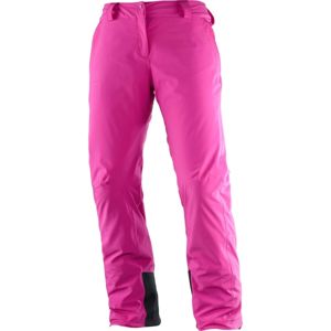 Salomon ICEMANIA PANT W rózsaszín M - Női teli nadrág