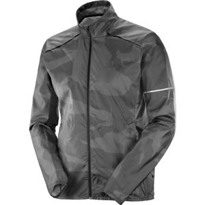 Salomon AGILE WIND sötétszürke XL - Férfi kabát