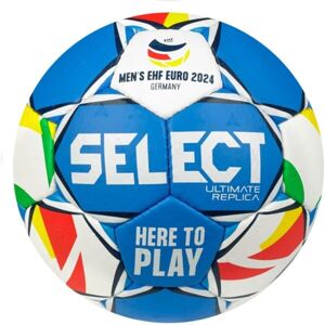 Select REPLICA EHF EURO MEN 2024 Kézilabda labda, fehér, veľkosť 1