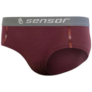 Sensor MERINO AIR Női alsónemű, bordó, méret XL