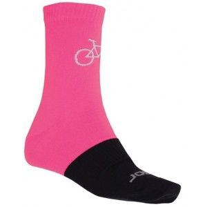 Sensor TOUR MERINO WOOL Merinó zokni, rózsaszín, veľkosť 35-38