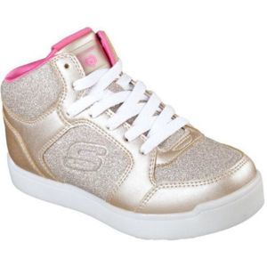 Skechers E-PRO-GLITTER GLOW világos rózsaszín 27 - Lány villogó tornacipő