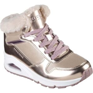 Skechers UNO - COZY ON AIR Gyerek téli cipő, arany, veľkosť 30