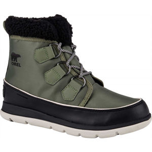 Sorel EXPLORER CARNIVAL Női téli cipő, sötétzöld, méret 36