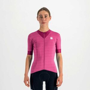 Sportful KELLY W SHORT SLEEVE JERSEY Női kerékpáros mez, rózsaszín, méret XS