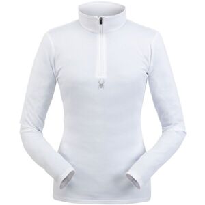 Spyder TEMPTING ZIP T-NECK Női pulóver, fehér, méret S