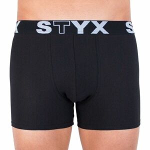 Styx MEN'S BOXERS LONG SPORTS RUBBER Férfi boxeralsó, fekete, méret