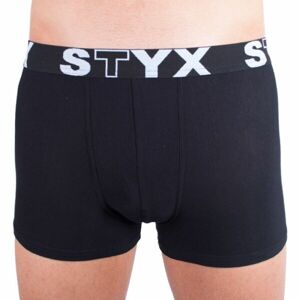 Styx MEN'S BOXERS SPORTS RUBBER Férfi boxeralsó, fekete, méret XL